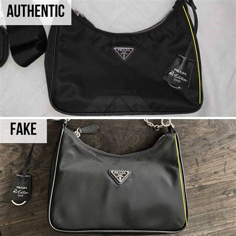 how to tell if real prada purse|inside of prada bag.